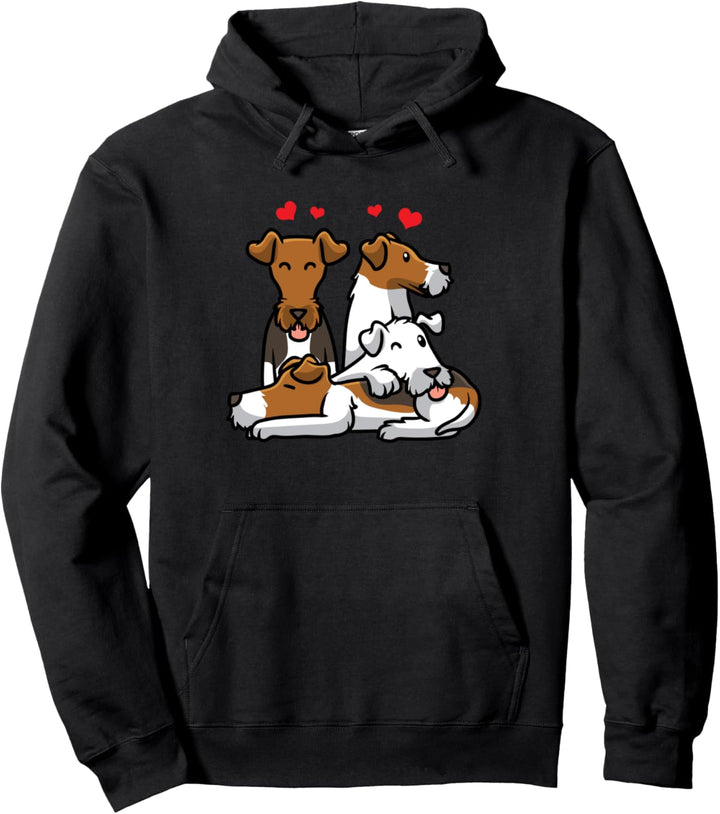 Foxterrier Drahthaar Pullover Hoodie