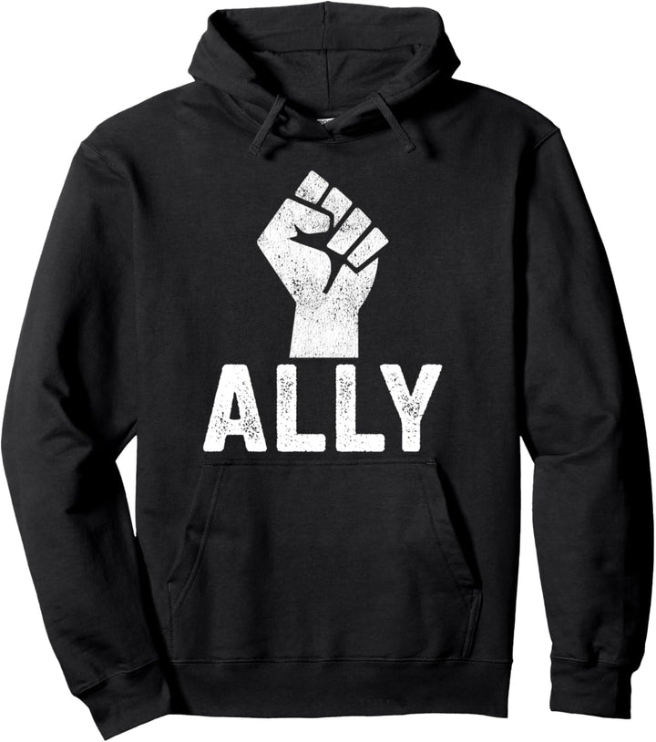 Black Lives Matter Ally Faust BLM Unterstützung Pullover Hoodie