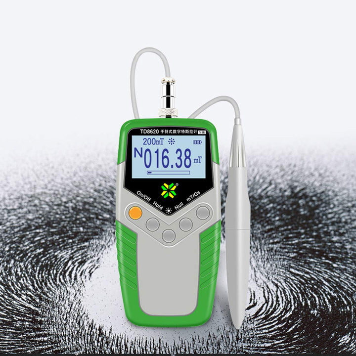 Toplionace Handheld Digitales Gauss Messgerät Hohe Präzision TD8620 Gaussmeter Fluxmeter Oberfläche