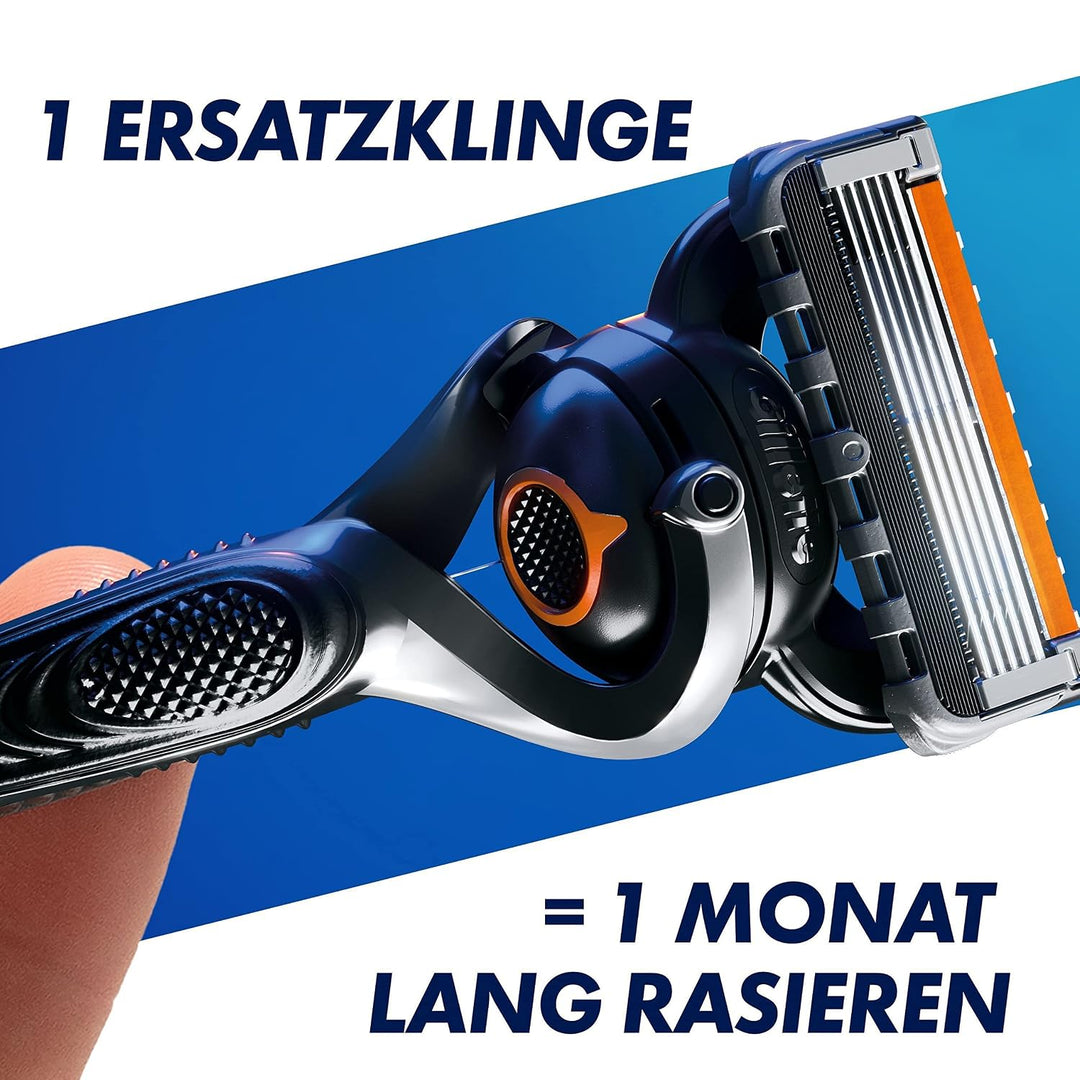 Gillette ProGlide Nassrasierer Herren Set, Rasierer + 4 Rasierklingen mit 5-fach Klinge, Geschenk fü