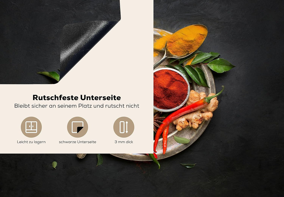 KitchenYeah© Herdabdeckplatte Einteilig Küche Ceranfeld Abdeckplatte Cerankochfeld Abdeckung Indukti