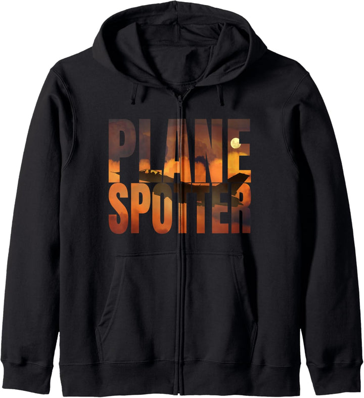 Foto Real Plane Spotting Spotter für Planespotter Kapuzenjacke