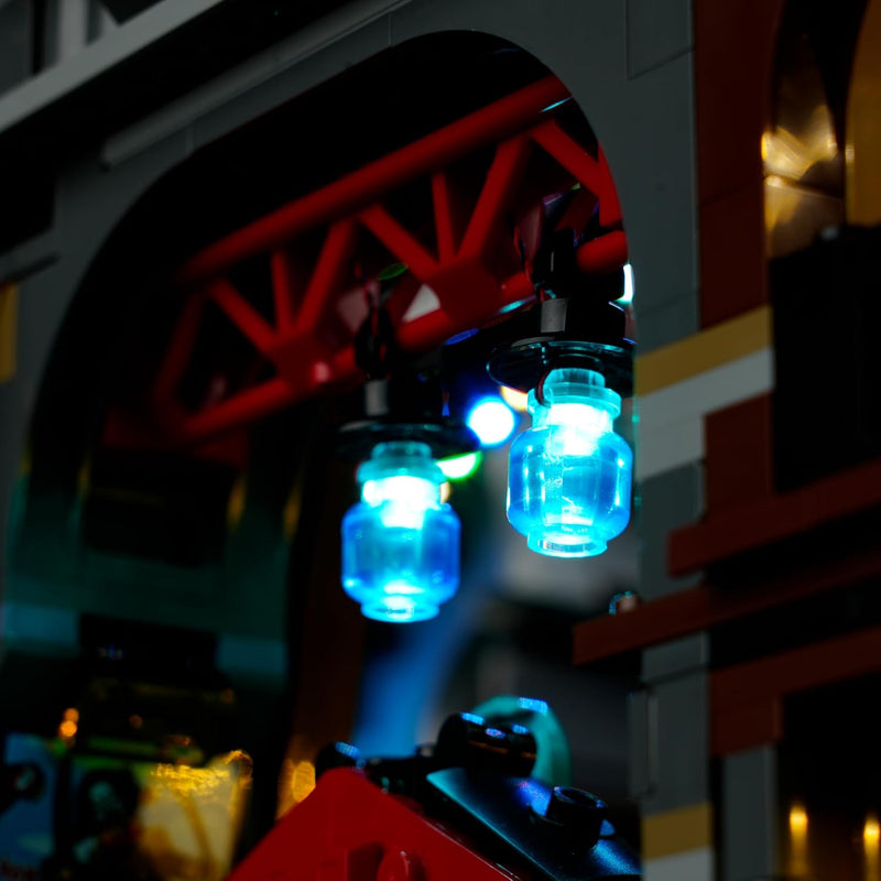 cooldac LED Licht Set für Lego 71799 Ninjago City Markets, Fernbedienung Licht Set Kompatibel mit Le