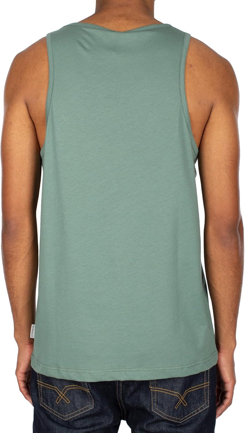 IRIEDAILY Herren Tank Top MINI Flag Bio-Baumwolle Regular Fit S Jungle Green, S Jungle Green