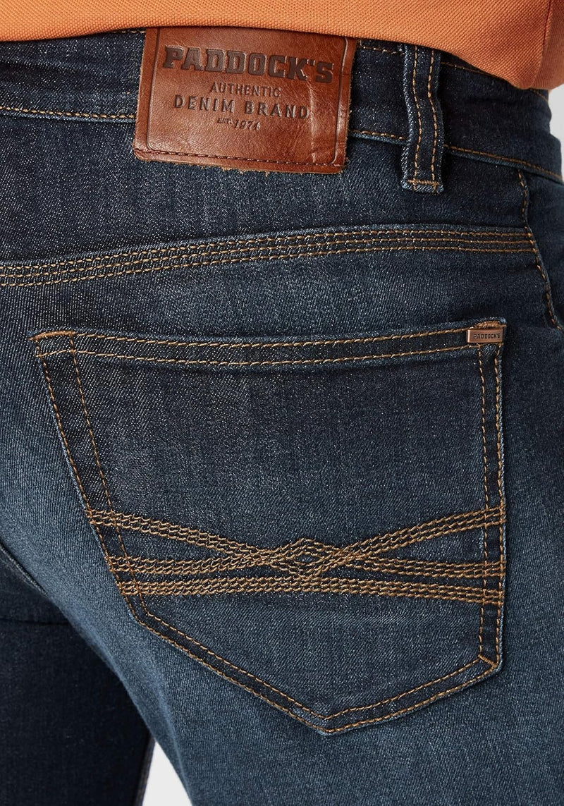 Paddocks Stretch Jeans Dean Slim Fit 80143 4981 5462 Dark Blue/dunkelblau 30W / 32L Dark Blue, 30W /