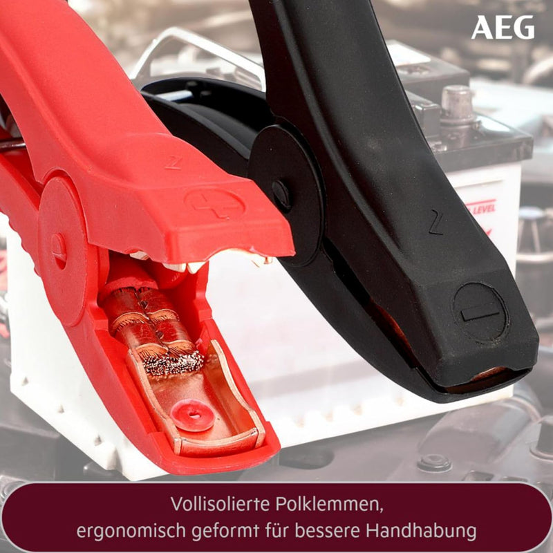 AEG Automotive 97203 Starthilfekabel SK 16 "Alu-Tec", für 12 Volt und 24 Volt, in Aufbewahrungstasch