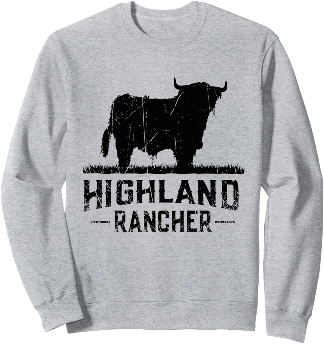 Highland Rancher - Schottische Hochland Kuh für Bauer Sweatshirt