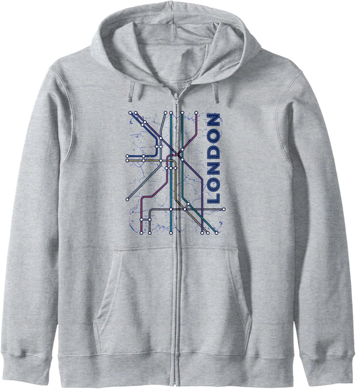 London UK Underground Subway England Souvenir Geschenk Kapuzenjacke