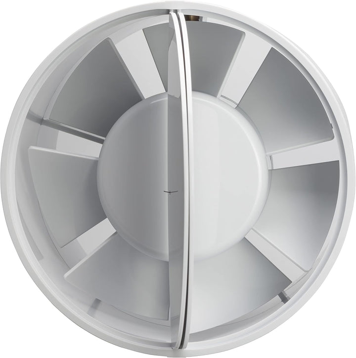 STERR IDM150S Schlanker Rohrventilator 150 mm - Rohrlüfter - Hohe Qualität - Leise - Für Bad WC - Kü