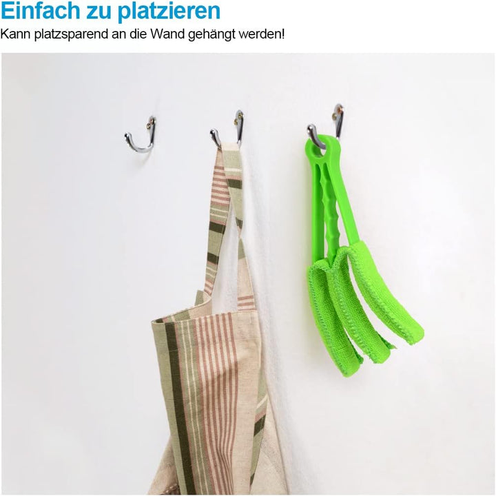 Heilmetz Staubwedel für Jalousien, Handtuchheizkörper, 3 Stück, Hand waschbarer Mikrofaser Heizkörpe