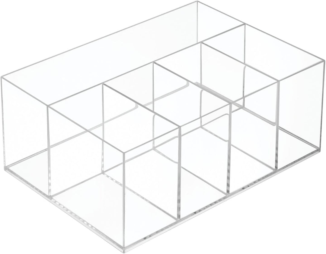 mDesign Kosmetik Organizer – Aufbewahrungsbox mit fünf Fächern für Make-up, Nagellack und Beautyprod