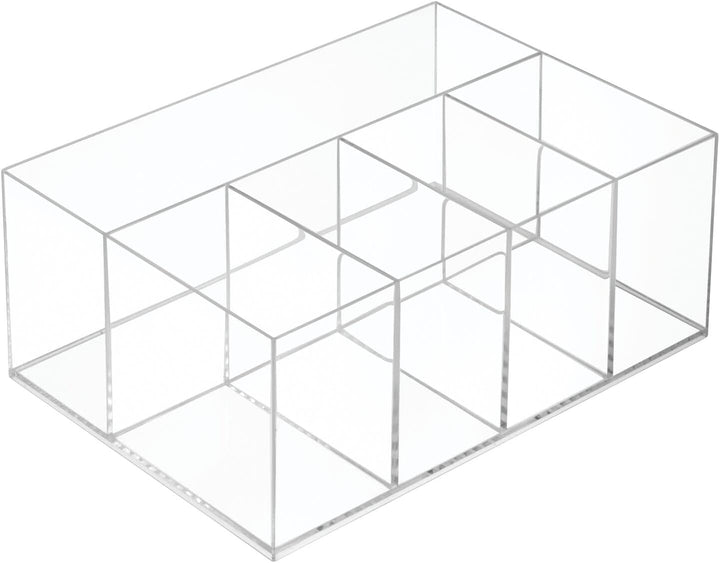 mDesign Kosmetik Organizer – Aufbewahrungsbox mit fünf Fächern für Make-up, Nagellack und Beautyprod