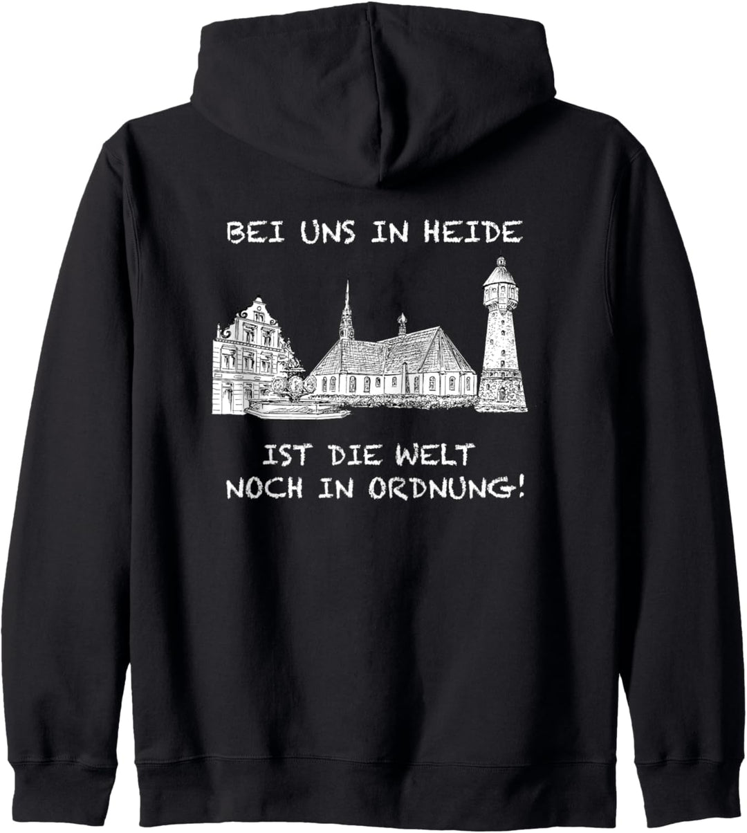 Heide - Dithmarschen Schleswig-Holstein Nordsee - Stadt Kapuzenjacke