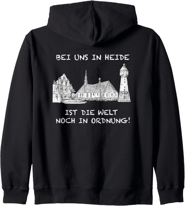 Heide - Dithmarschen Schleswig-Holstein Nordsee - Stadt Kapuzenjacke