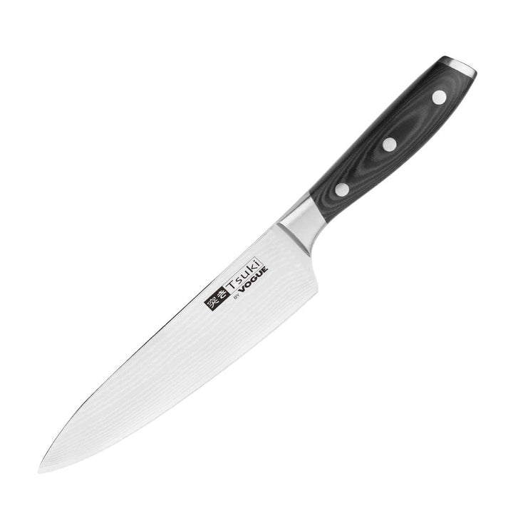 Vogue 11929 Tsuki Serie 7 Kochmesser - 8" ,, Schwarz