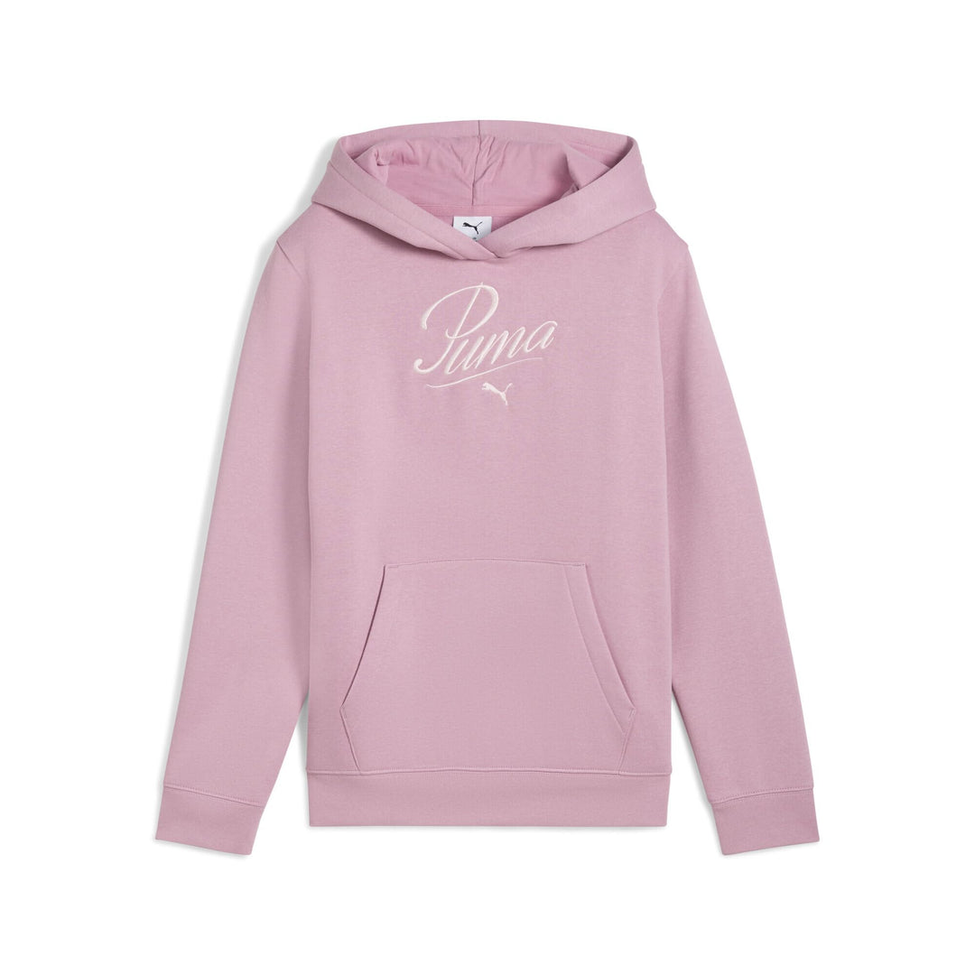Puma Mädchen ESS Script Hoodie FL G Sweatshirt (1er Pack) 176 Poised Pink, 176 Poised Pink