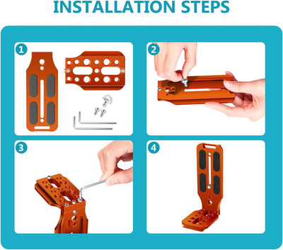NEEWER L förmige Halterung,vertikale QR Platte,universelle DSLR Kamera,L Halterung mit 1/4" Schraube