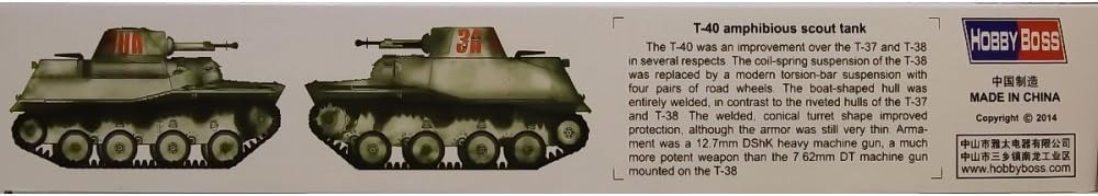 Hobby Boss 83825-1/35 Russischer T-40 LeichterPanzerkampfwagen, Panzer