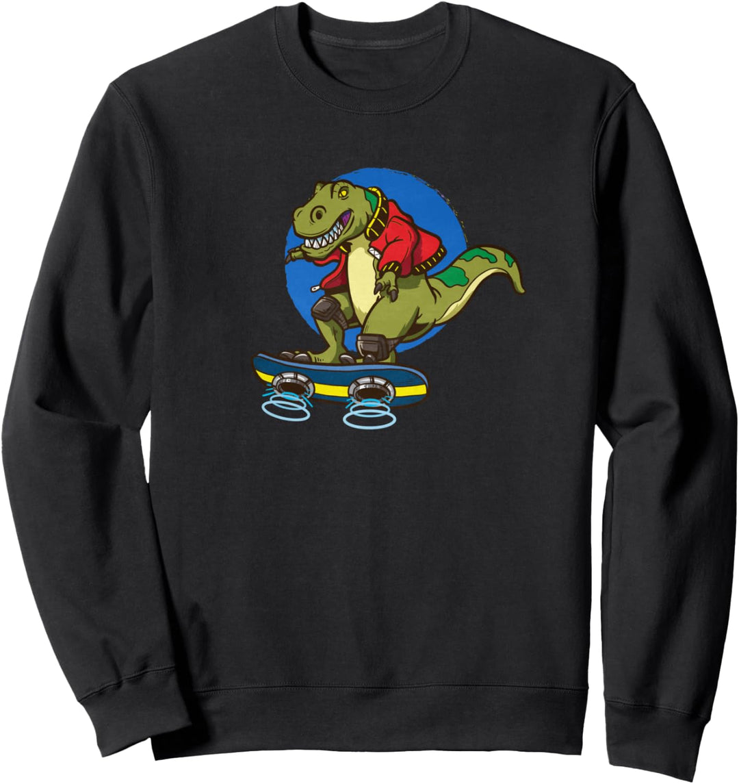Hoverboard T-Rex Skaten Sweatshirt