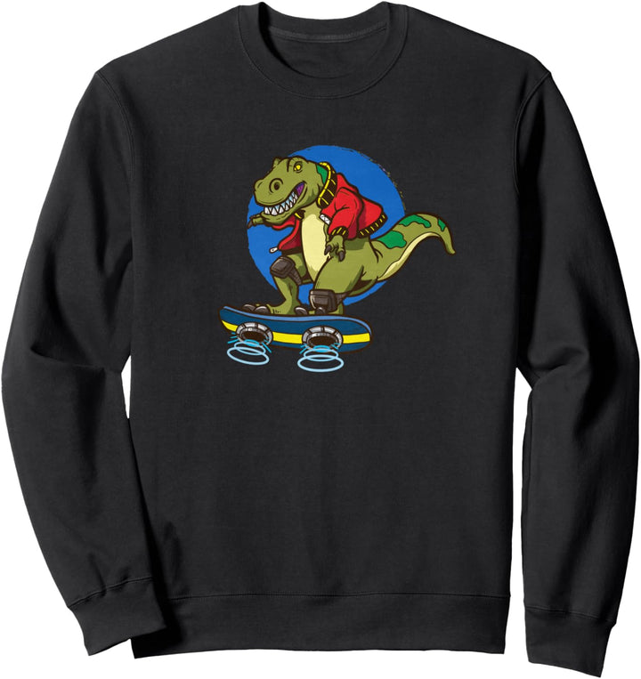 Hoverboard T-Rex Skaten Sweatshirt