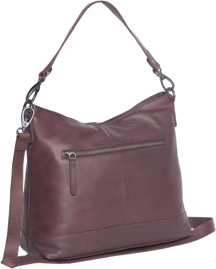 The Chesterfield Brand Amelia - Schultertasche Leder 32 cm Brown, Brown