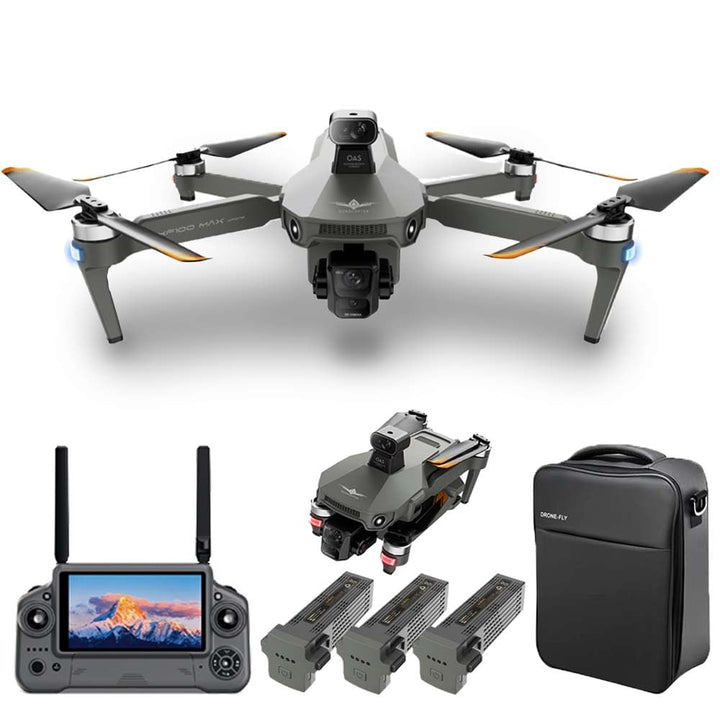 X-Verse KF100MAX Drohne mit Kameras 4K HD EIS, Bildschirmfernsteuerung, RC 6km, 3 Achsen Gimbal, 360