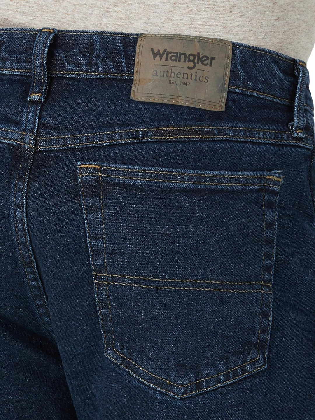 Wrangler Authentics Herren Lässige Hose Standard 36W / 34L Midnight Flex, Standard 36W / 34L Midnigh