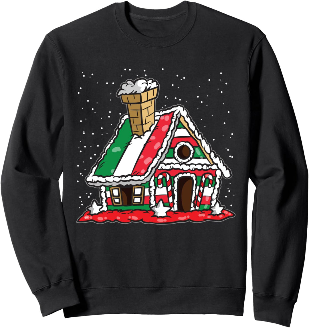 Italienisches Lebkuchenhaus - Weihnachten Für Italiener Sweatshirt