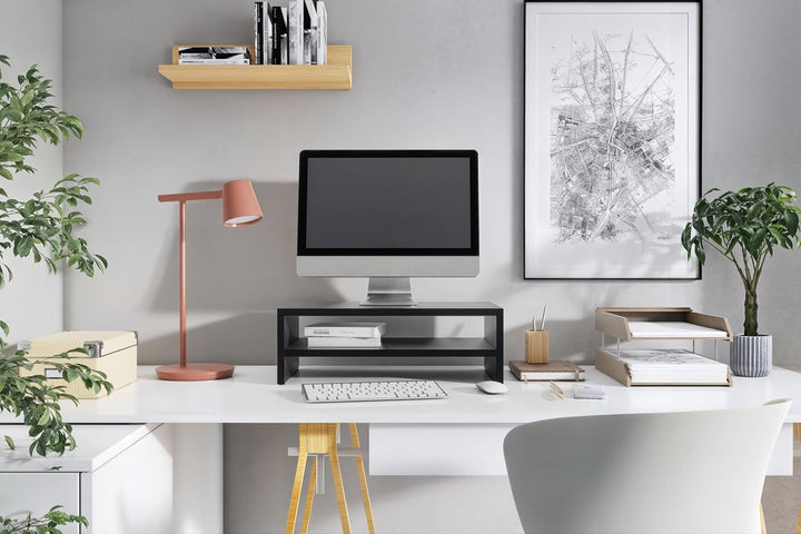 Monitorständer, 2-stufiger Monitorständer, Ständer für Computermonitore, Laptopständer, Computerstän