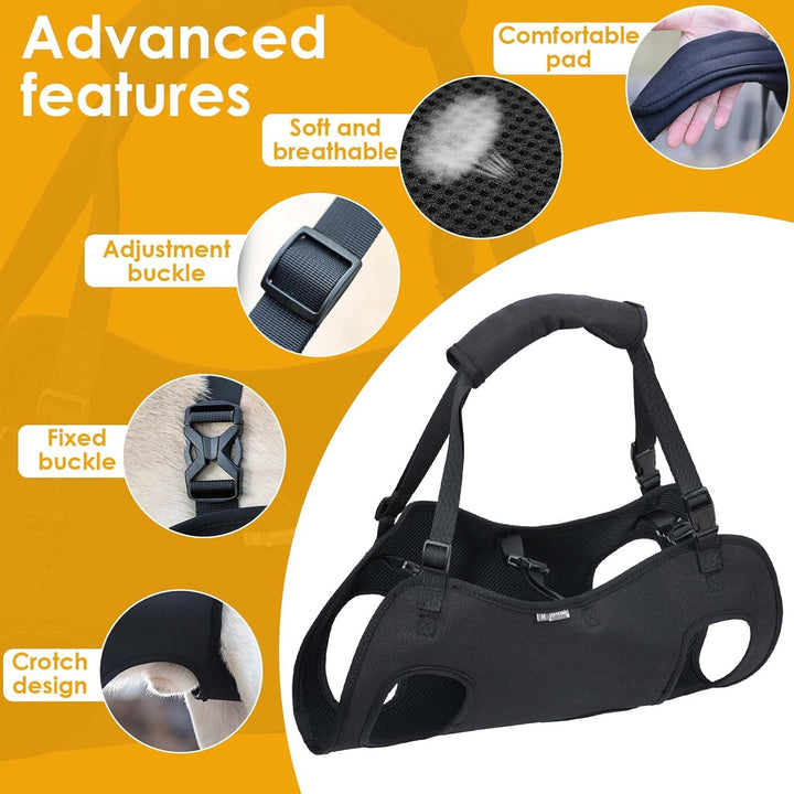 Hundeliftgeschirr, Haustierunterstützung Hund Lift Support für Hunde, Rehabilitation Geschirr Mobili