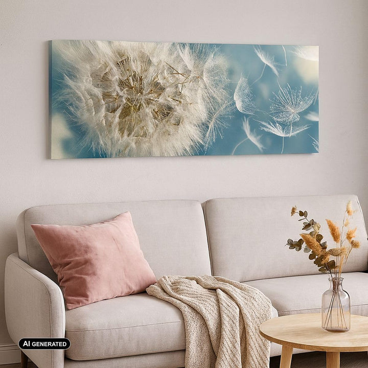 Panorama Bilder auf Leinwand 100x40cm Leinwandbild Baby Sommer Pflanze Gross Wanddeko Bild Schlafzim