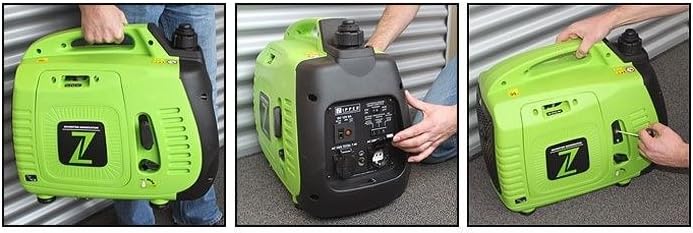 Stromerzeuger, Generator, Stromaggregat, Inverter-Technologie 2000 W, 2,5 L Tank