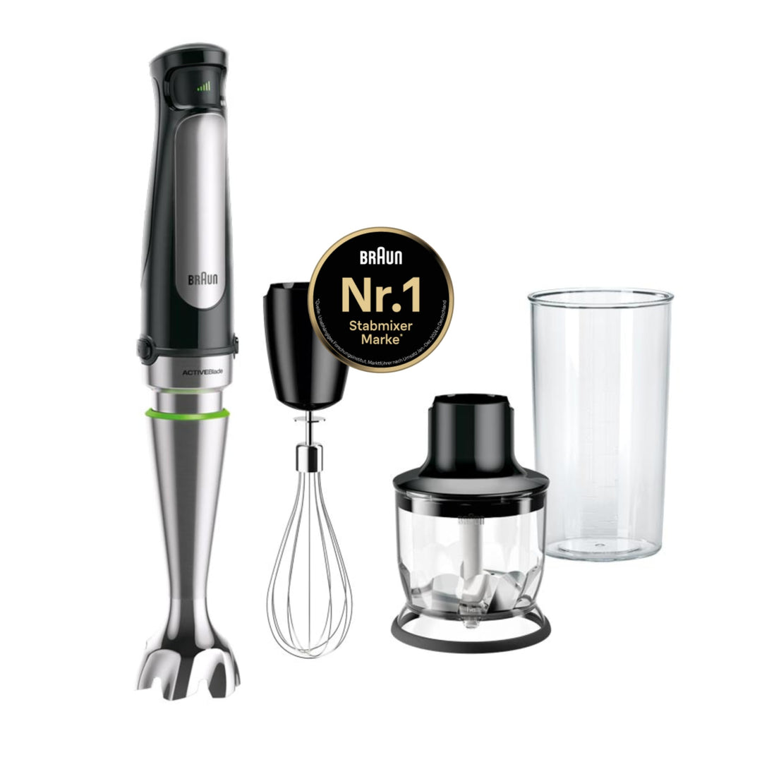 Braun Household Hogar Minipimer 7025, 600 milliliters, Silber Modell 2019 7025 | 3 Accesorios, Model