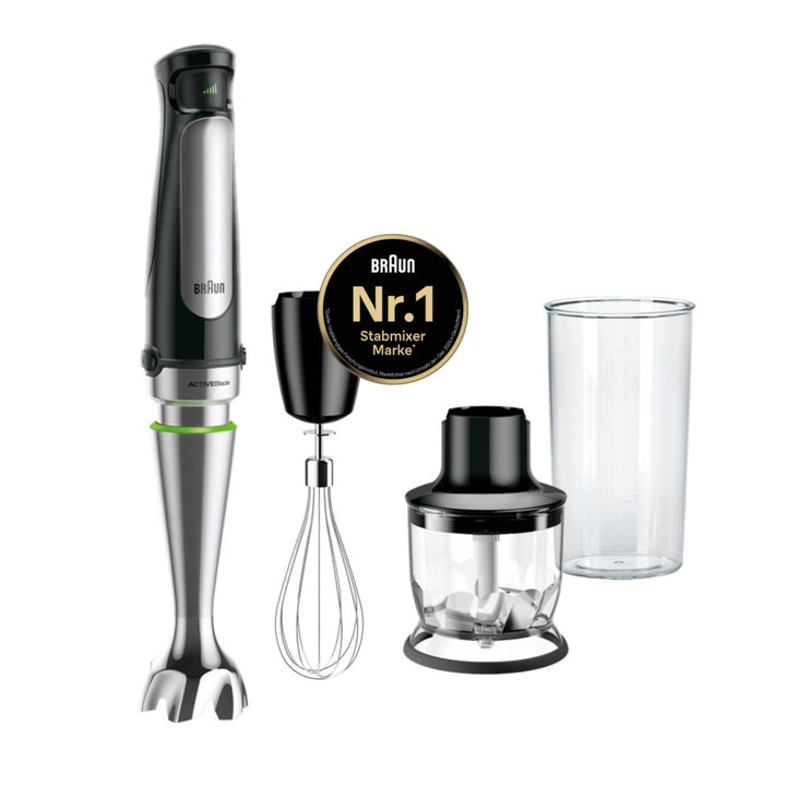 Braun Household Hogar Minipimer 7025, 600 milliliters, Silber Modell 2019 7025 | 3 Accesorios, Model