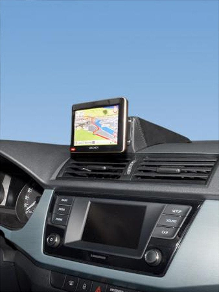 KUDA 5695 Halterung Kunstleder schwarz für Skoda Fabia III ab 2014, 5695