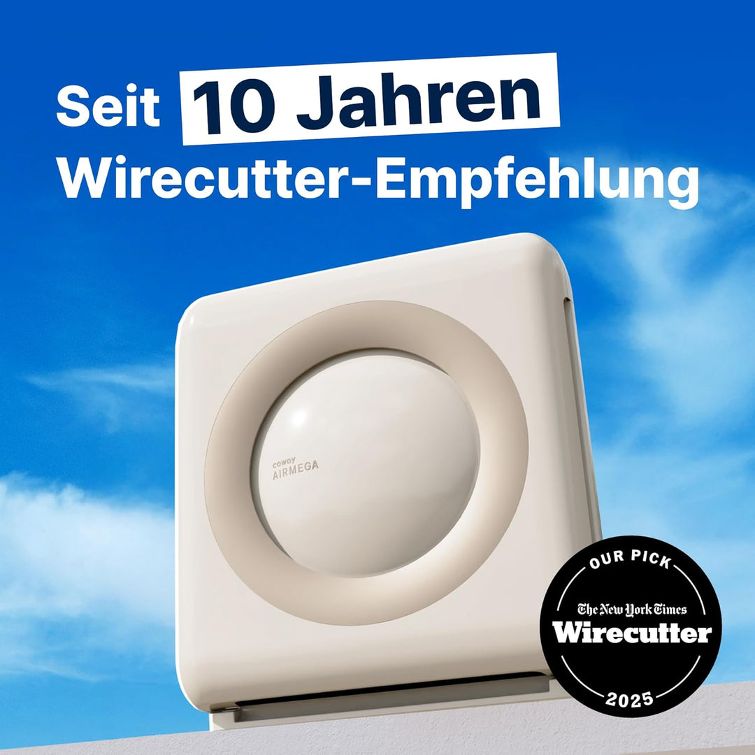 COWAY Luftreiniger Allergiker, Energiesparender ECO-Modus, Entfernt 99,999% der schädlichen Partikel
