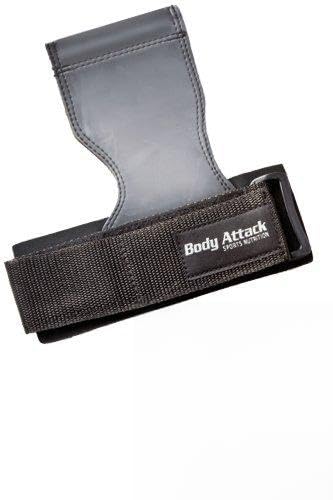 Body Attack Erwachsene Trainingszubehör Power Grips, schwarz, Unisex, 5501