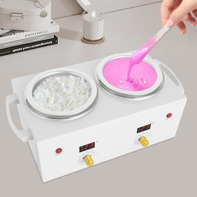 Doppeltopf Wachswärmer Waxing Set, Professionelles Waxing Maschine für die Haarentfernung zu Hause 2