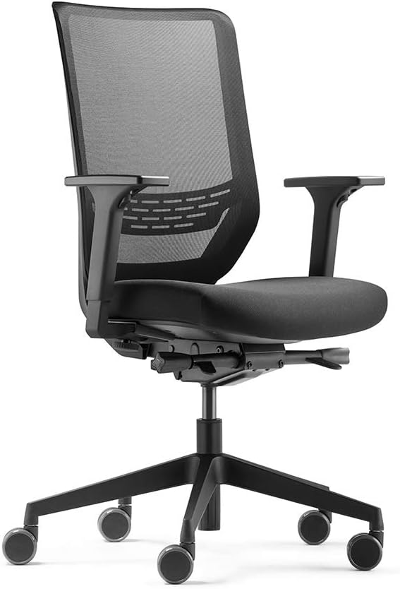 Trendoffice to-sync pro, ergonomischer Bürostuhl, mit Armlehnen, modernes Design, Homeoffice, umwelt