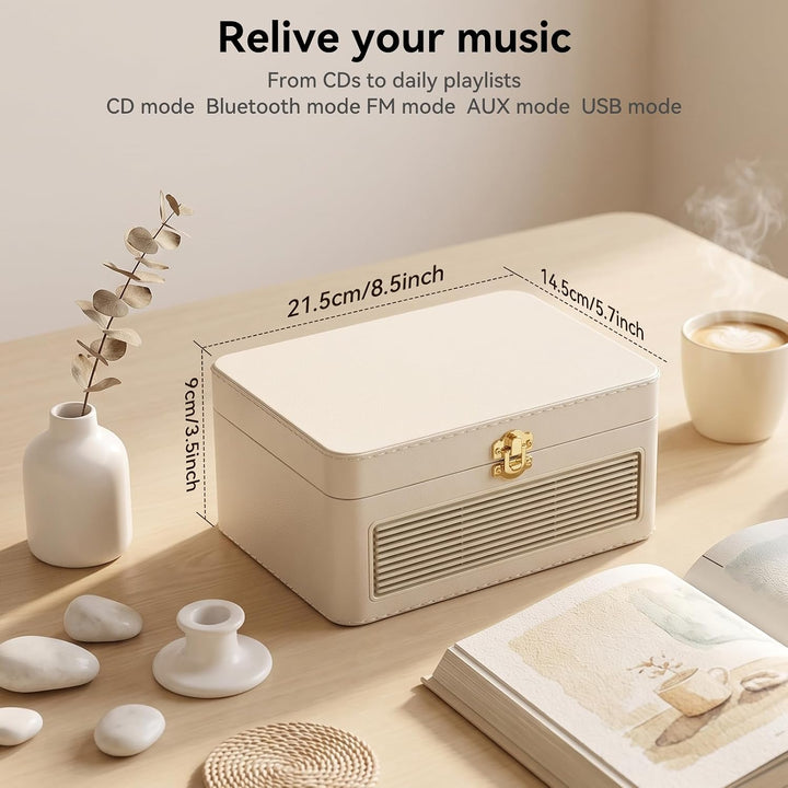 CD Player Tragbar Bluetooth: Kegaudio Radio mit CD-Player Tragbarer mit Lautsprecher Fernbedienung U