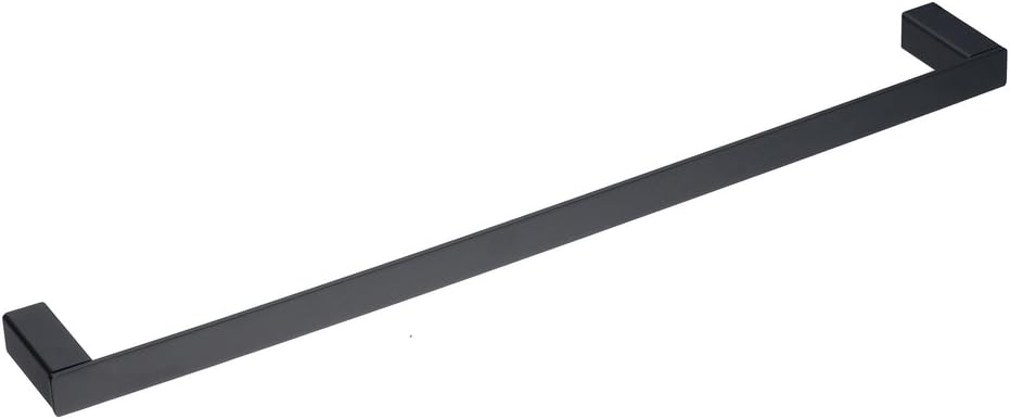 24-Zoll-Badetuch-Stab-einzelne Tuch-Schiene an der Wand befestigt, schwarze Malerei, Beelee BA8501B