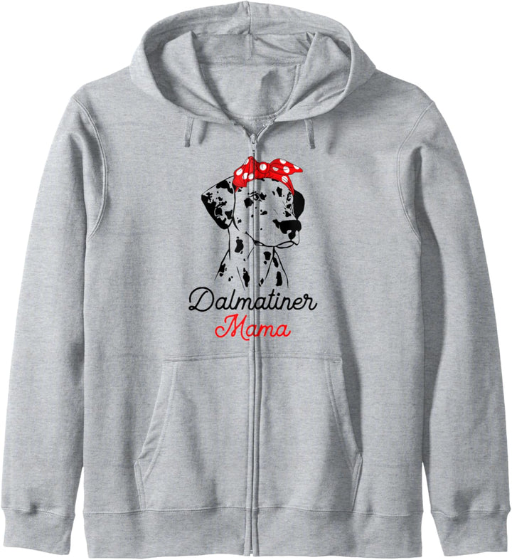 Dalmatiner Mama Hunde Frauchen Hundehalterin Kapuzenjacke