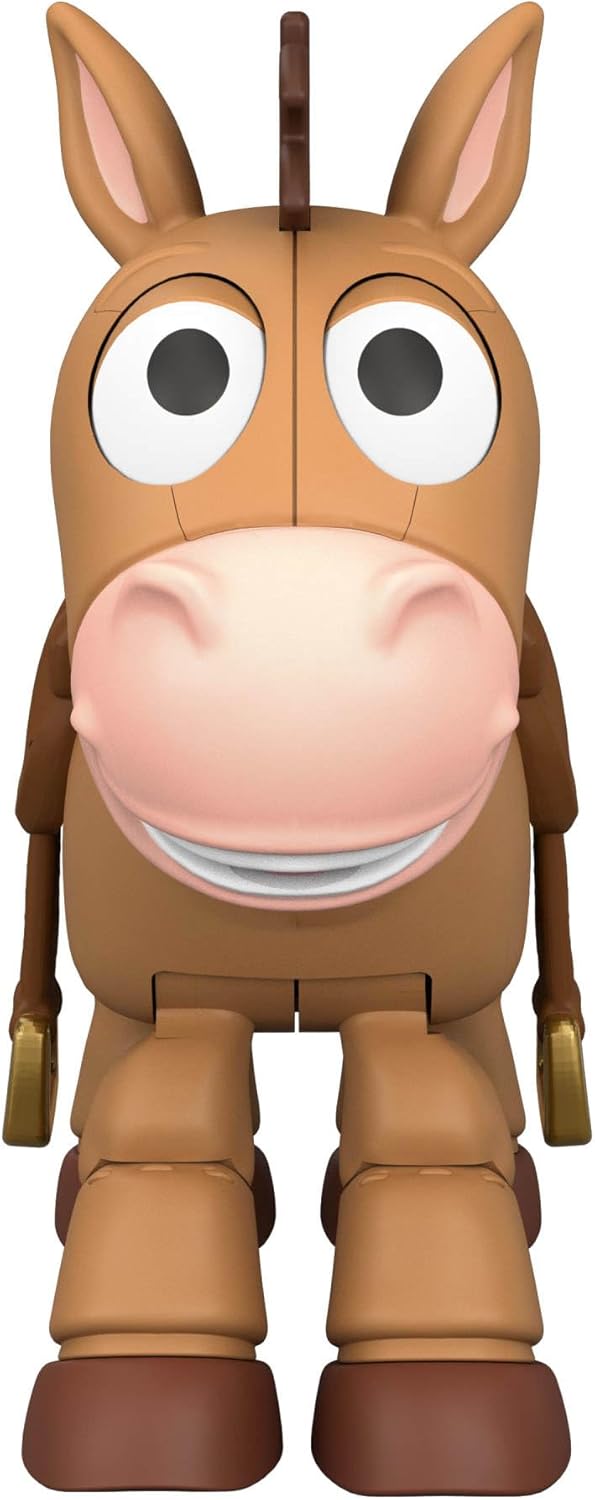 Mattel Disney Pixar Toy Story 5 bewegliche Pferdefigur mit Geräuschen, Kleiner Begleiter Bully, berü