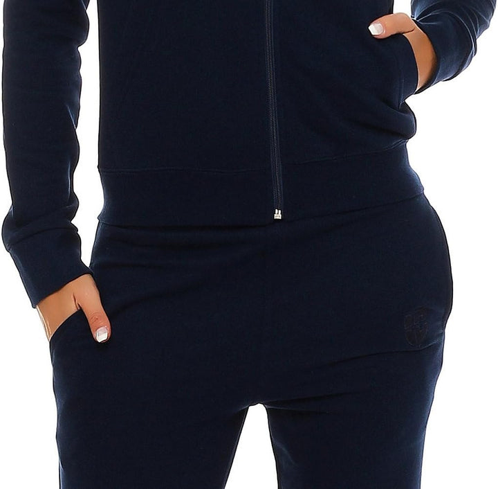 Gennadi Hoppe Damen Jogginganzug Trainingsanzug Sportanzug S blau (navy), S blau (navy)