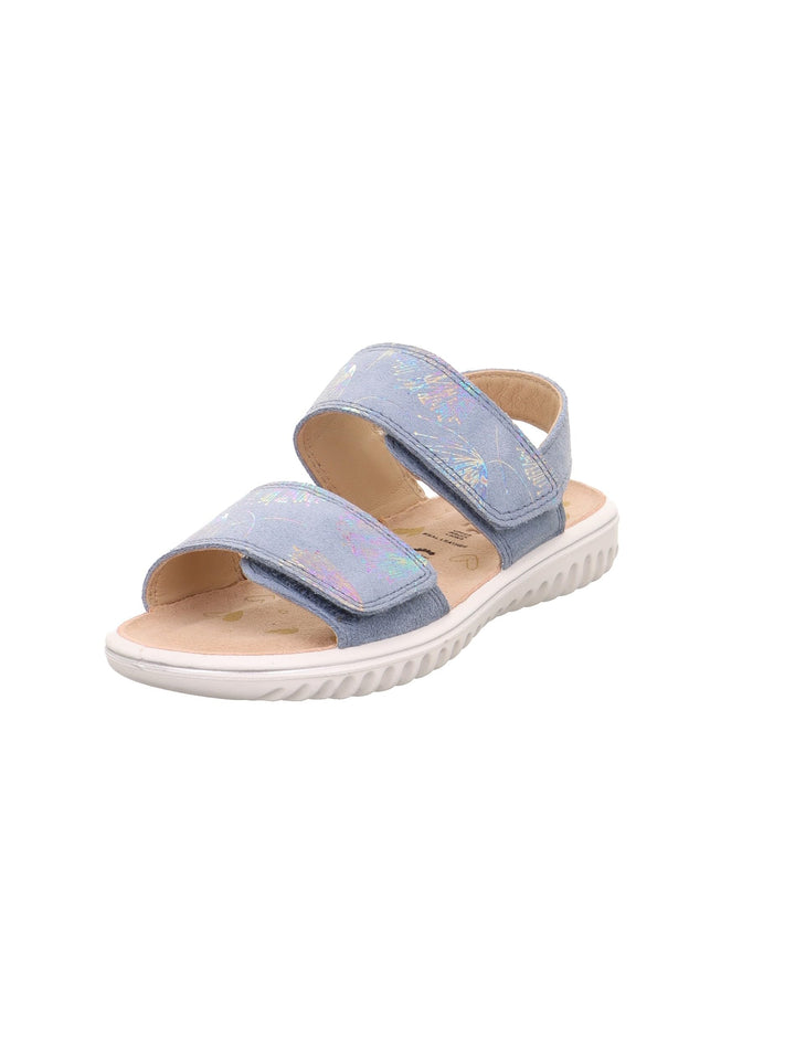 Superfit Mädchen Sparkle Sandale 25 EU Blau 8000, 25 EU Blau 8000