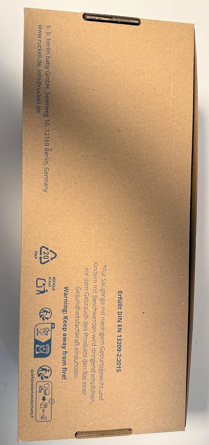 Ruckeli NEO Babytrage – Mit innovativen Magnet-Schnallen & integriertem Hüftsitz – Ergonomisch & Atm