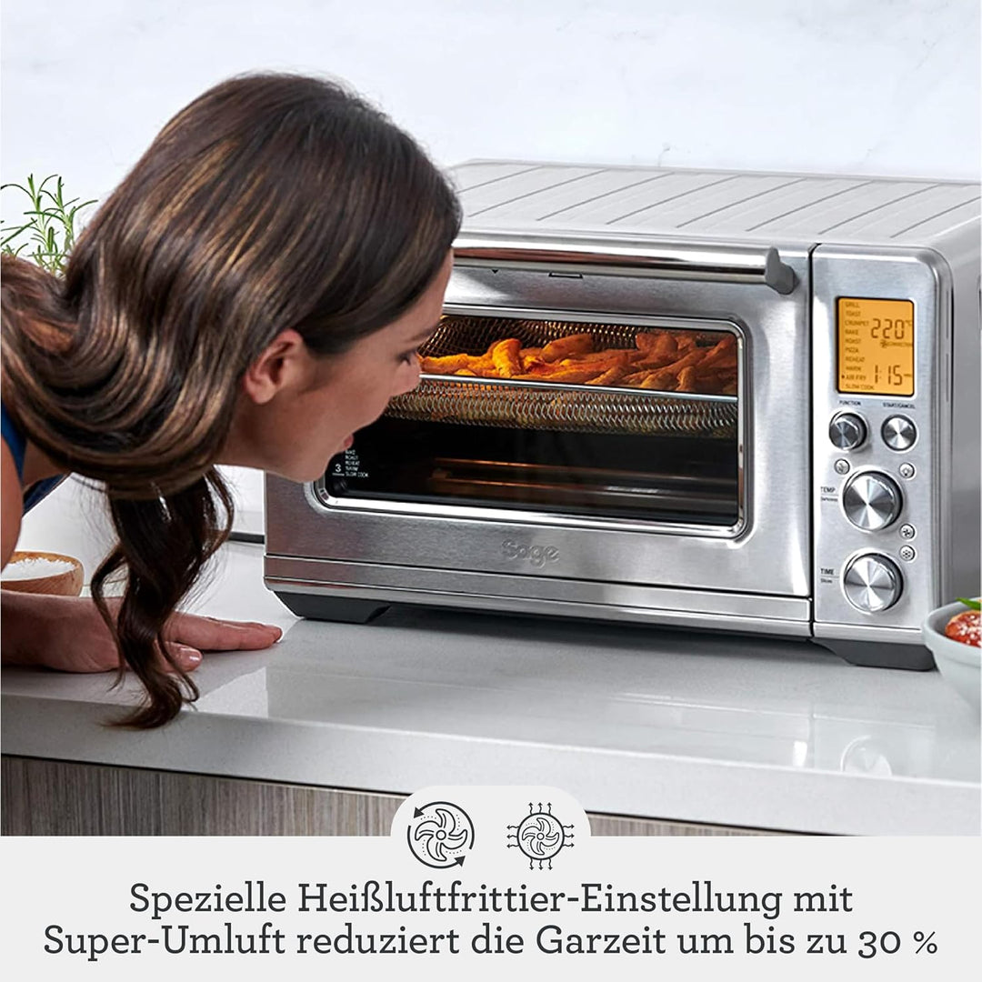 Sage - The Smart Oven Air Fryer - 22L Backofen mit Heissluftfritteuse - 10 Voreinstellungen, bis zu