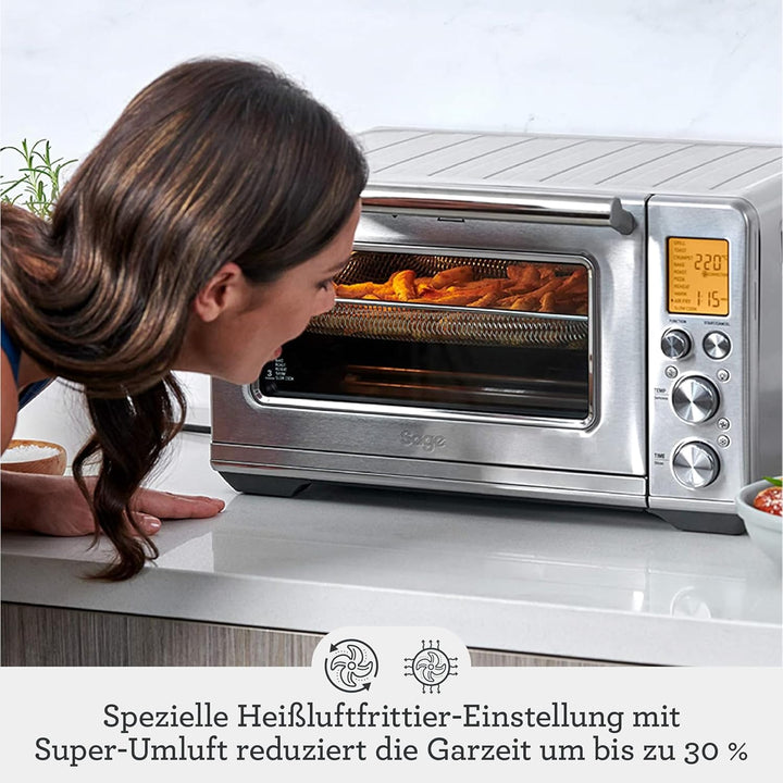 Sage - The Smart Oven Air Fryer - 22L Backofen mit Heissluftfritteuse - 10 Voreinstellungen, bis zu