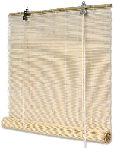 INTERDECO Bambusrollo, Natur mit Seitenzug, Mariko, 140 x 160 cm, 140 x 160 cm