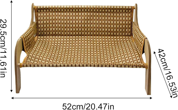 Generisch Katzen Couch,Hundebett Katzen Hängematte Couch - Atmungsaktiver Erhöhter Hundesofa Lounges